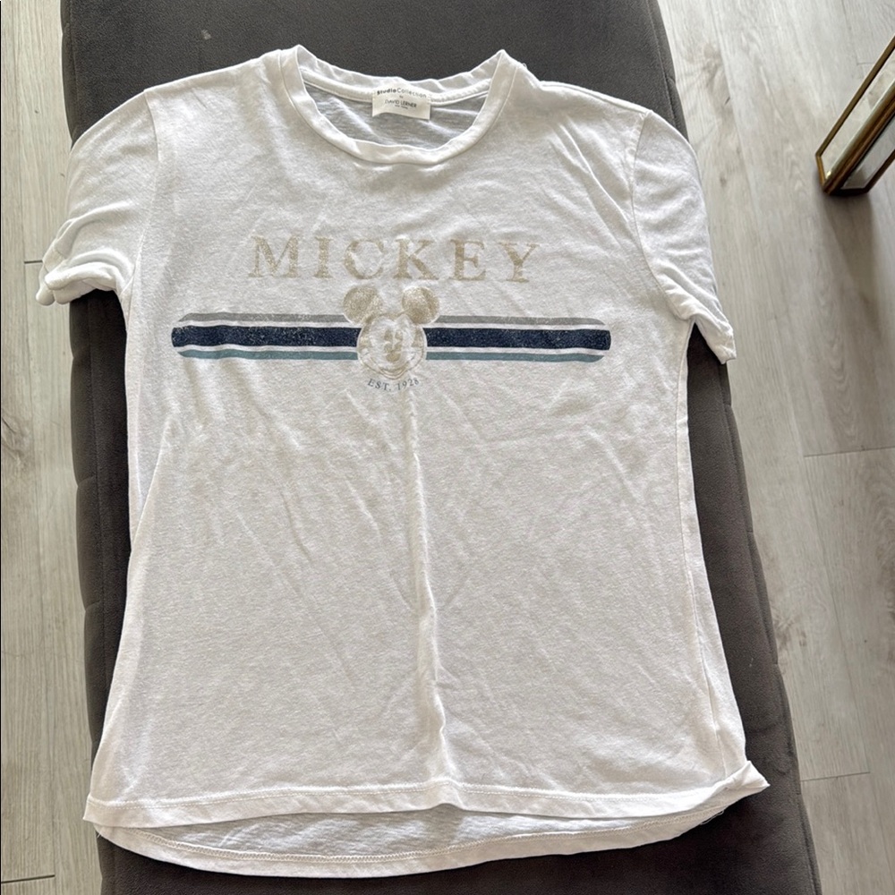 Disney Mickey Mouse White Kids T-Shirt